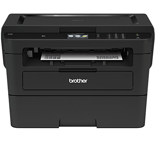 Brother Compact Monochrome Laser Printer, Flatbed Copy & Scan, Wireless Printing, NFC, Cloud-Based Printing & Scanning - BLACK