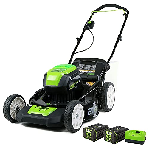 GreenWorks Pro 80V 21-Inch Brushless Cordless (3-in-1) Push Lawn Mower