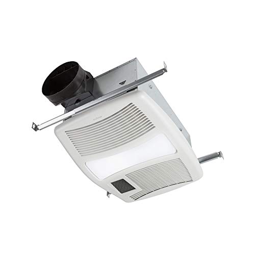 Broan-NuTone -NuTone QTXN110HL Ceiling Heater, Fan, and Light Combo for Bathroom and Home, 0.9 Sones, 1500-Watt Heater, 120-Watt Incandescent Light, 110 CFM