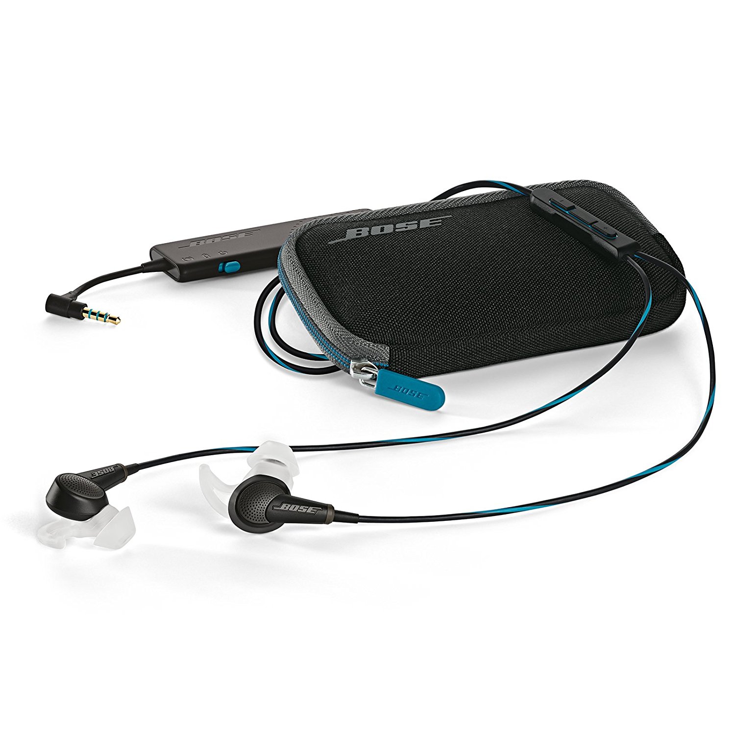 Bose Corporation Bose QuietComfort 20 Acoustic Noise Cancelling Headphones, Apple Devices, Black