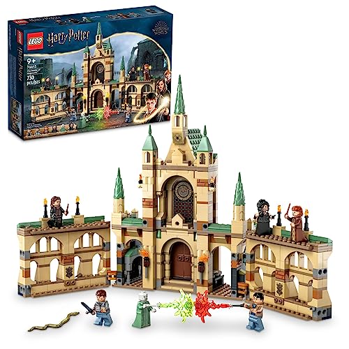 LEGO Harry Potter The Battle of Hogwarts 76415 Harry Potter Toy, Features a Buildable Castle and 6 Minifigures to Recreate an Iconic Scene, Harry Potter Gifts for Christmas for Kids Ages 9 and Up