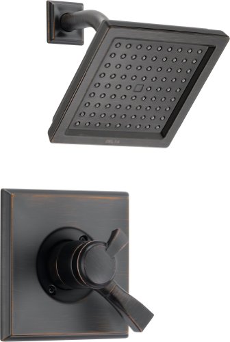 Delta Faucet Dryden 17 Series Dual-Function Shower Trim Kit with Single-Spray Touch-Clean Shower Head, Venetian Bronze T17251-RB (Valve Not Included)