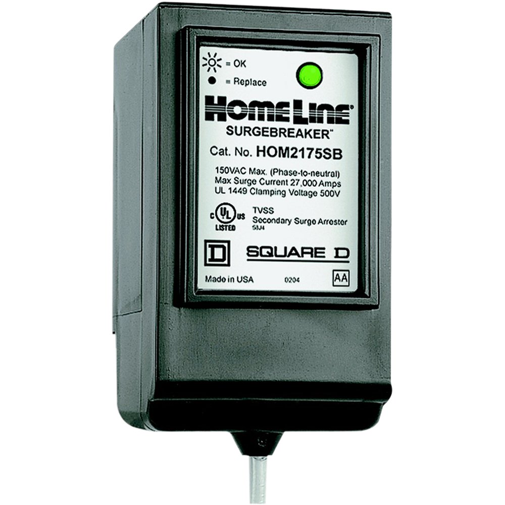 Square D by Schneider Electric Square D - HOM2175SB Homeline SurgeBreaker, Surge Protection Device, 22.5kA, 120/240V, 1-Phase, 3-Wire