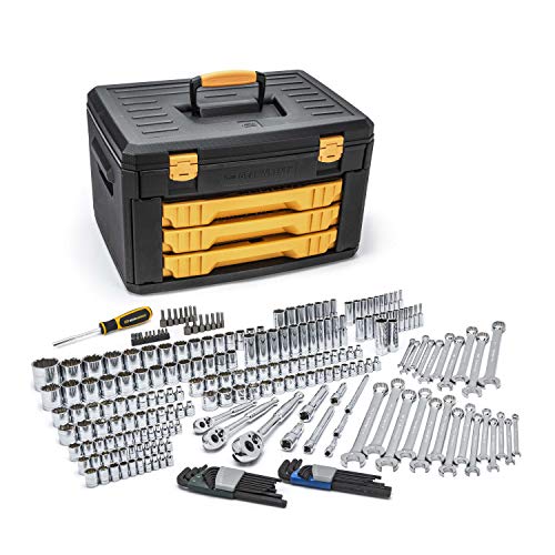 Gearwrench 239 Pc. Mechanics Tool Set in 3 Drawer Storage Box - 80942