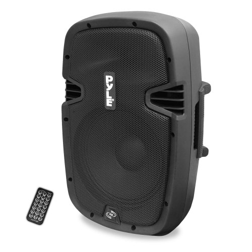 PYLE-PRO PPHP1237UB 12-Inch 900 Watt 2-Way Powered Bluetooth Speaker System with USB/SD Readers, Record Function and Remote Control