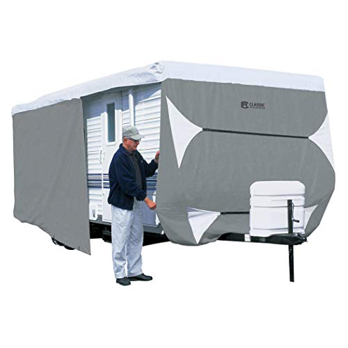 Classic Accessories Over Drive PolyPRO3 Deluxe Travel Trailer Cover or Toy Hauler Cover, Fits 20' - 22' RVs (73263)