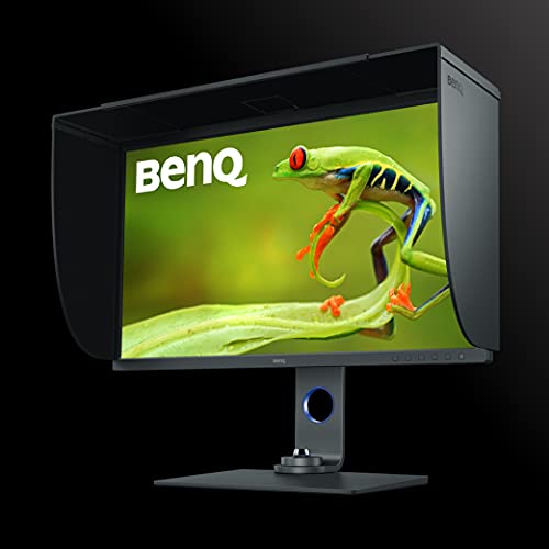 BenQ SW271C 27? 4K Photo & Video Editing Monitor | 4K UHD | IPS | 99% Adobe RGB, 100% sRGB/Rec. 709, 90% DCI-P3/Display P3 | AQCOLOR Tech | Hardware Calibration |10 bit color depth | HDR10/HLG | USB-C