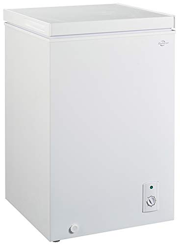 Koolatron KTCF99 3.5 Cubic Foot (99 Liters) Chest Freezer with Adjustable Thermostat