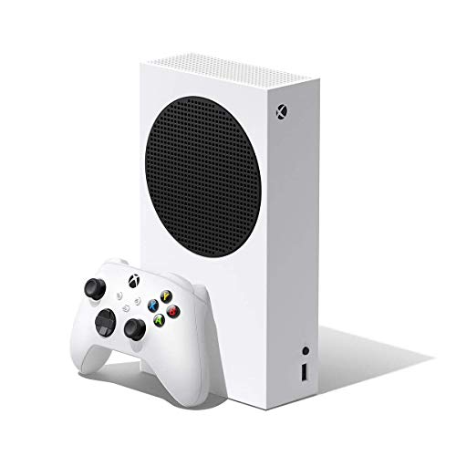 Microsoft Xbox Series S 512GB Game All-Digital Console + 1 Xbox Wireless1 Controller, White - 1440p Gaming Resolution, 4K Streaming Media Playback, WiFi