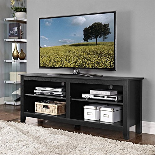 Walker Edison Furniture Company, LLC 58 in. Wood TV Console - Black