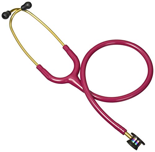 3M Littmann Stethoscope, Classic II Infant, Raspberry Tube, Rainbow Chestpiece, 28 inch, 2157
