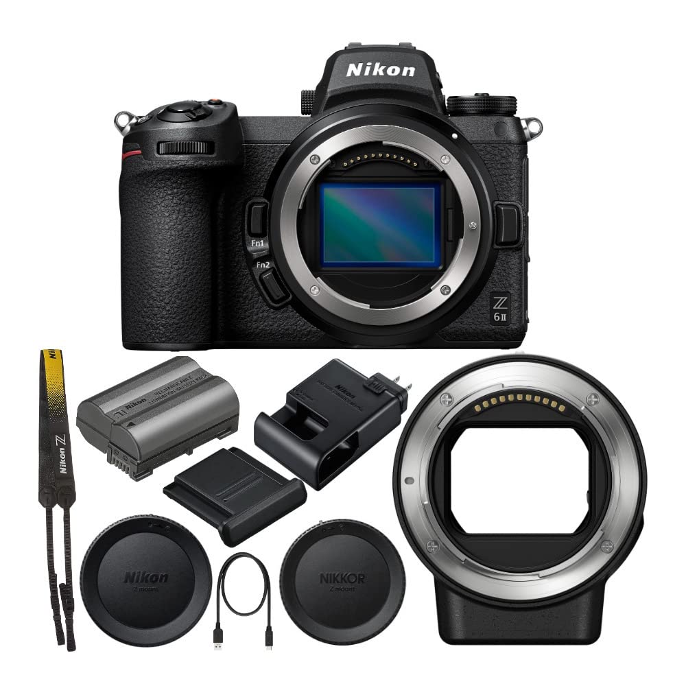 Nikon Z6II Mirrorless Digital Camera with  FTZ II Mount...