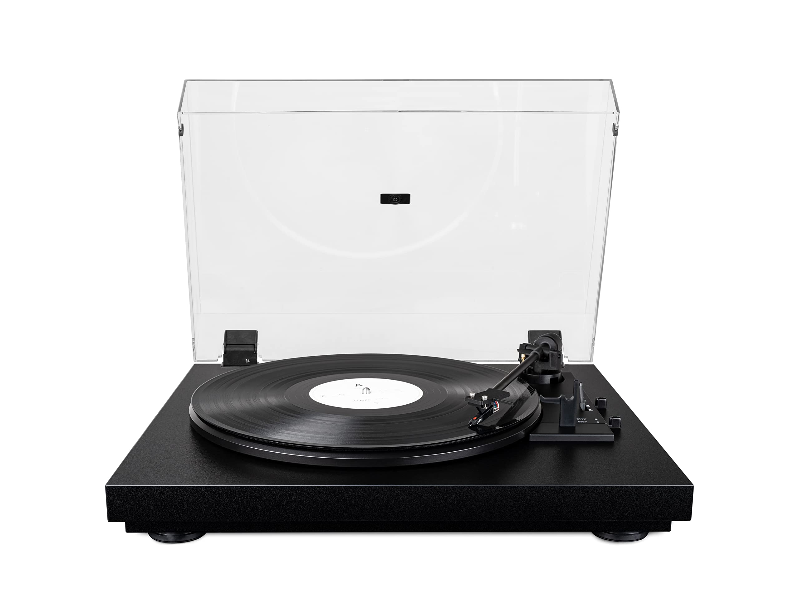  Pro-Ject Audio Systems Pro-Ject Automat A1 Record Player, Fully Automatic Turntable System with 8.3″ Aluminium Tonearm, Damped Metal Platter, Ortofon OM10 Cartridge, Belt Drive, 33/45 RPM, Vinyl...