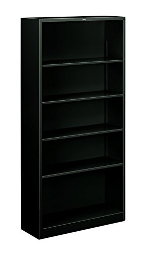 HON S30ABCL Metal Bookcase Two-Shelf 34-1/2w x 12-5/8d x 29h Putty