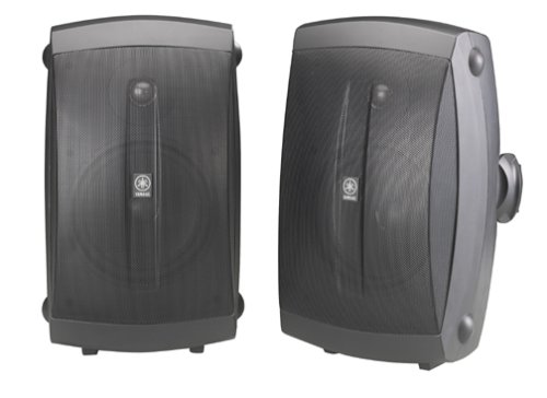 Yamaha Audio NS-AW350B All-Weather Indoor/Outdoor 2-Way Speakers - Black (Pair)