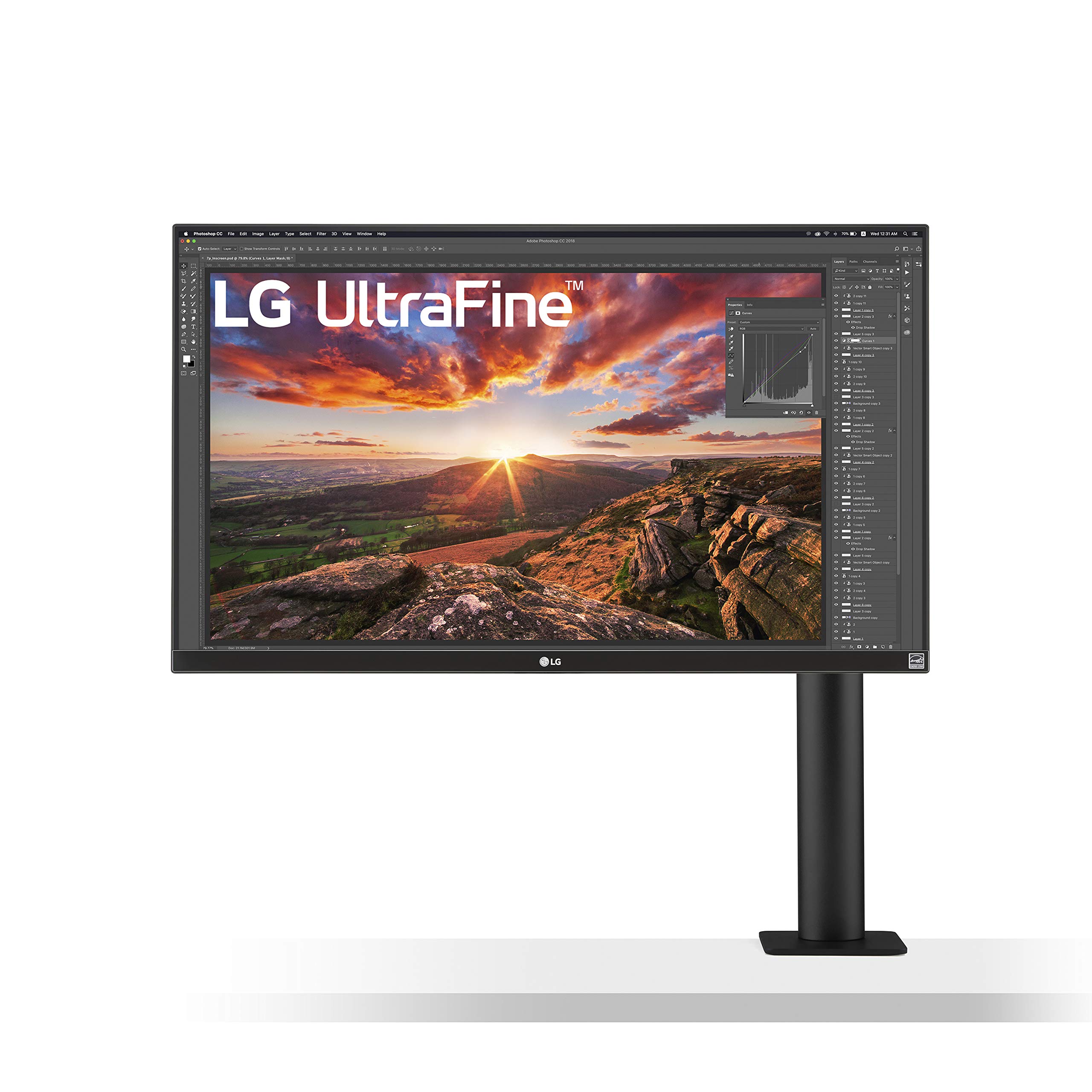 LG 27UN880-B Ultrafine Monitor 27” UHD (3840 x 2160) IP...
