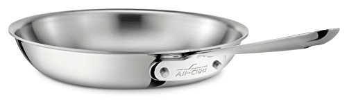 All-Clad 4112 Stainless Steel Tri-Ply Bonded Dishwasher Safe Fry Pan / Cookware, 12-Inch, Silver -