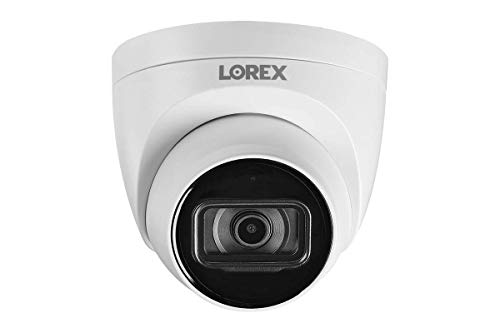 Lorex 4K Ultra HD IP Add-On PoE Indoor/Outdoor Dome Security Camera with Listen-in Audio