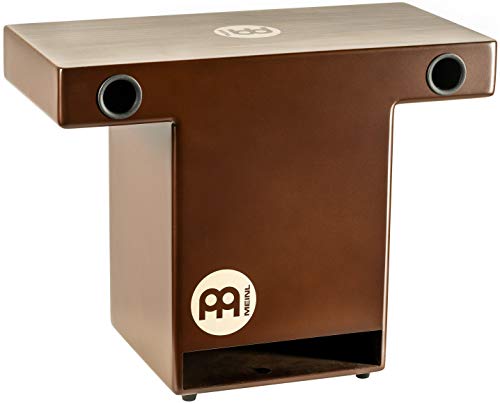Meinl Percussion Meinl Slaptop Cajon Box Drum with Internal Snares and Forward Projecting Sound Ports - NOT MADE IN CHINA - Walnut Playing Surface, 2-YEAR WARRANTY (TOPCAJ2WN)