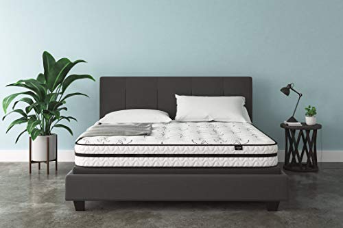 Ashley Furniture Signature Design - 10 Inch Chime Express Hybrid Innerspring - Firm Mattress - Bed in a Box - King - White
