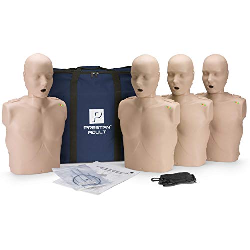 Prestan Products Professional Adult Medium Skin CPR-AED Training Manikin 4-Pack (with CPR Monitor) by  Products