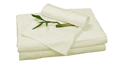 BedVoyage 100% Bamboo Rayon Sheet Sets by  the Eco Resort Linen Collection is Spa and Resort Luxury in Your Own Bedroom (Cal King, Ivory)
