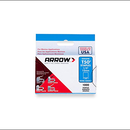 Arrow Fastener Arrow Monel Genuine T50 Rustproof Staples