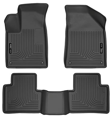Husky Liners s Weatherbeater Series | Front & 2nd Seat Floor Liners - Black | 99071 | Fits 2015-2016 Chrysler 200 3 Pcs