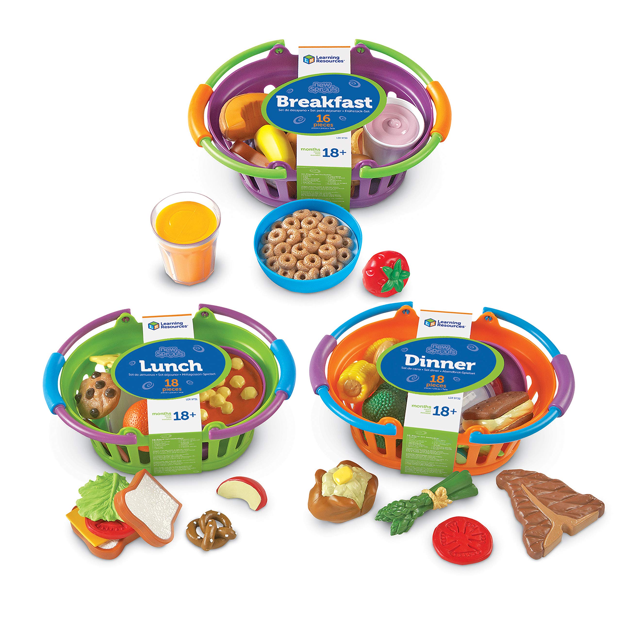 Learning Resources New Sprouts Bundle of Breakfast, Lun...