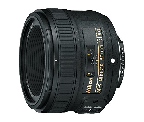 Nikon AF-S FX NIKKOR 50mm f/1.8G Lens with Auto Focus for DSLR Cameras