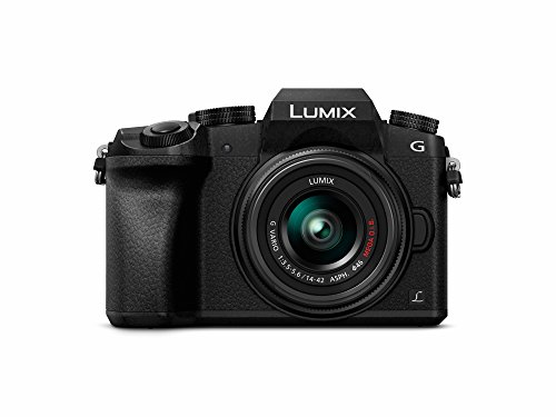 Panasonic LUMIX DMC-G7KK DSLM Mirrorless 4K Camera, 14-42 mm Lens Kit (Black)