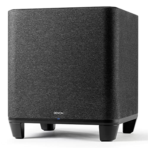 Denon Home Subwoofer with HEOS Built-in, Deep, Powerful Bass, 8