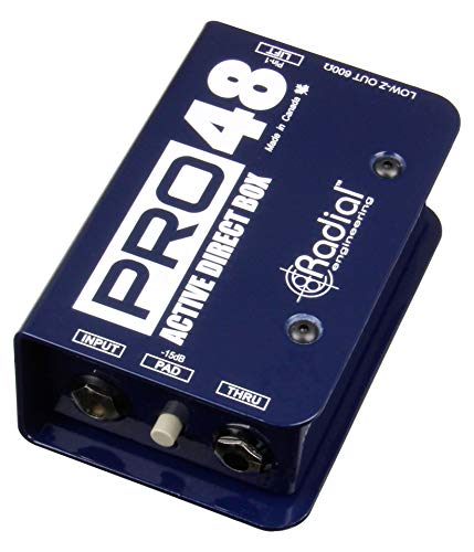 Radial Engineering Pro48 Active 48-Volt Compact Active Direct Box,