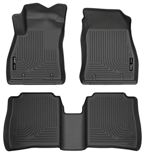 Husky Liners s 95631 Fits 2014-19 Nissan Sentra One Weatherbeater Front & 2nd Seat Floor Mats , Black