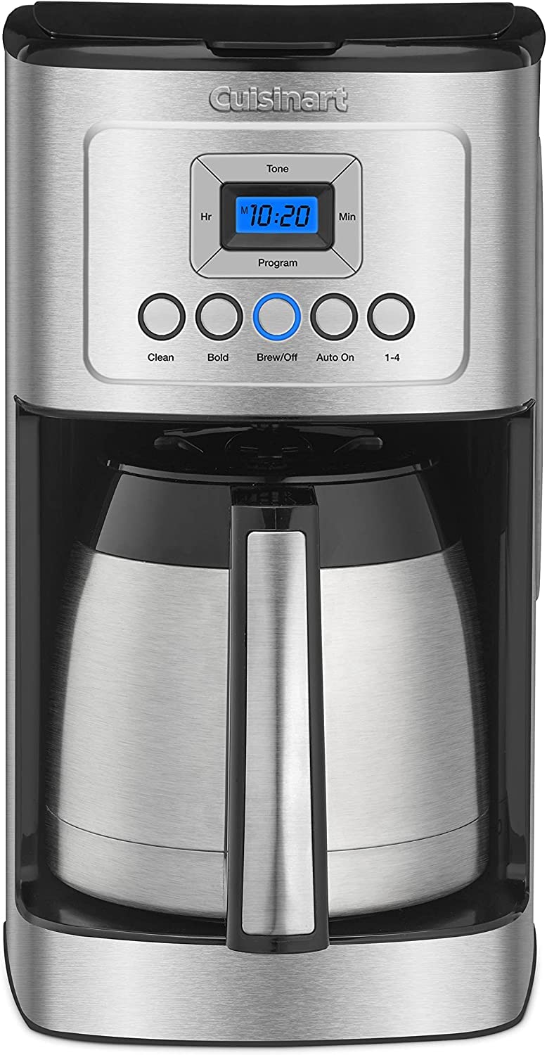 Cuisinart 14-Cup Glass Carafe with Stainless Steel Handle Programmable Coffeemaker