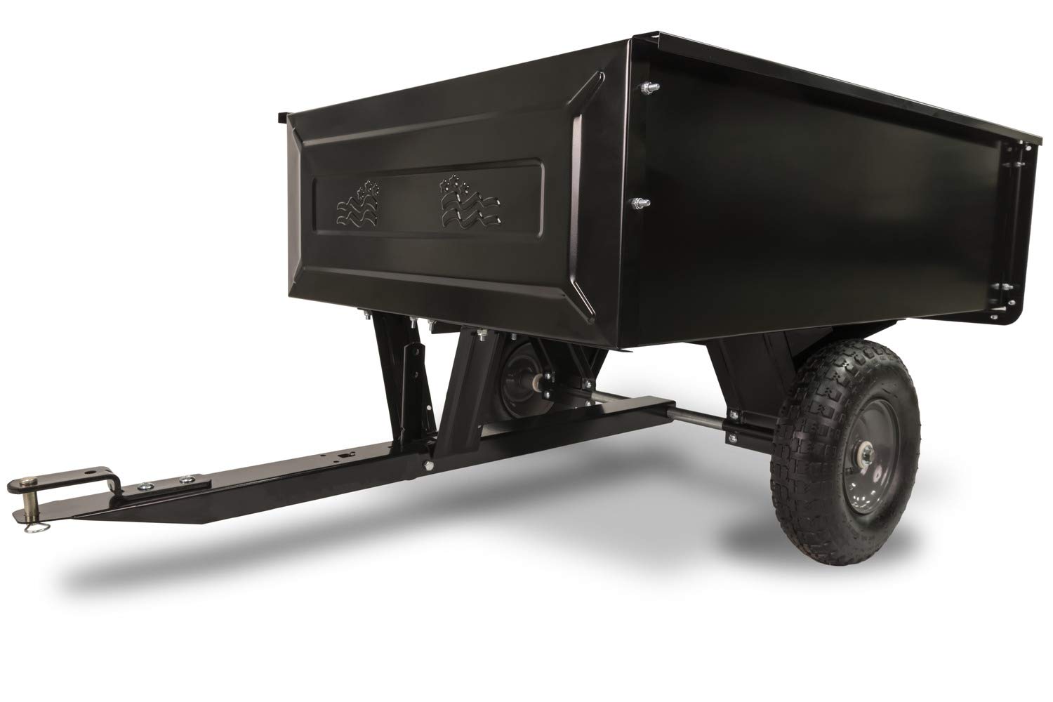 Agri-Fab 45-0303 350-Pound Steel Dump Cart, Black