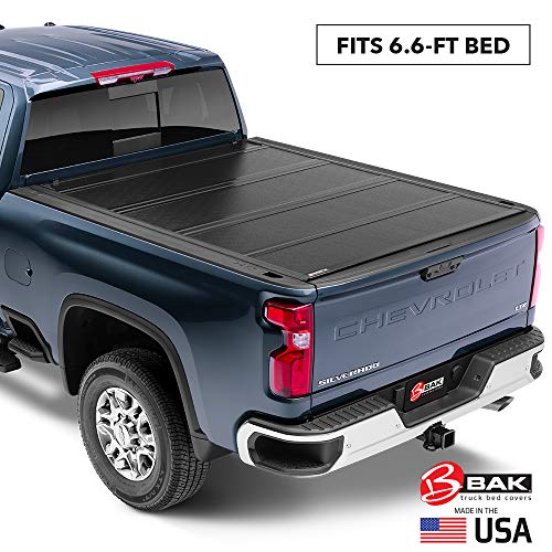 BAK Flip G2 Hard Folding Truck Bed Tonneau Cover | 226121 | Fits 2014-18, 19 Limited/Legacy GM Silverado, Sierra: Limited/Legacy; 2014 1500, 15-19 ALL 6'6