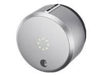 August Lock August Smart Lock (2nd Gen) - Keyless home access - Control with Amazon Alexa, Apple HomeKit or your smartphone (Silver)