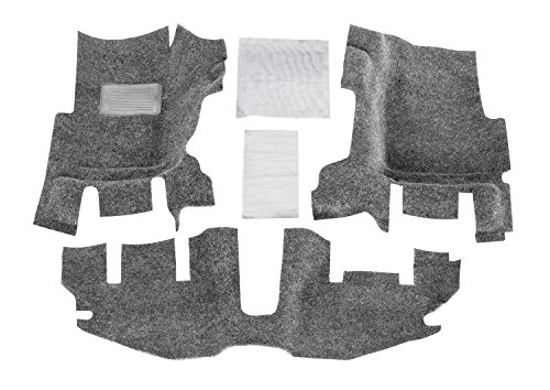 Bedrug Jeep Kit -  BRTJ97F fits 97-06 TJ/LJ FRONT 3PC FLOOR KIT (WITH CENTER CONSOLE) - INCLUDES HEAT SHIELDS , Gray