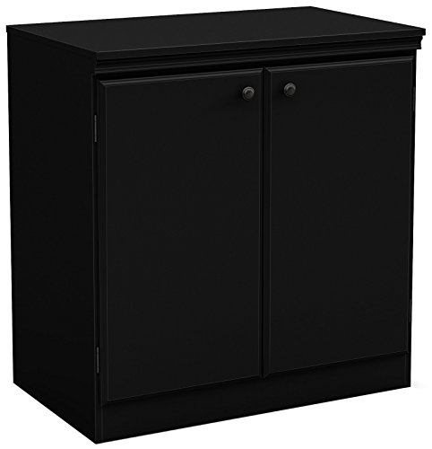South Shore Small 2-Door Storage Cabinet with Adjustabl...