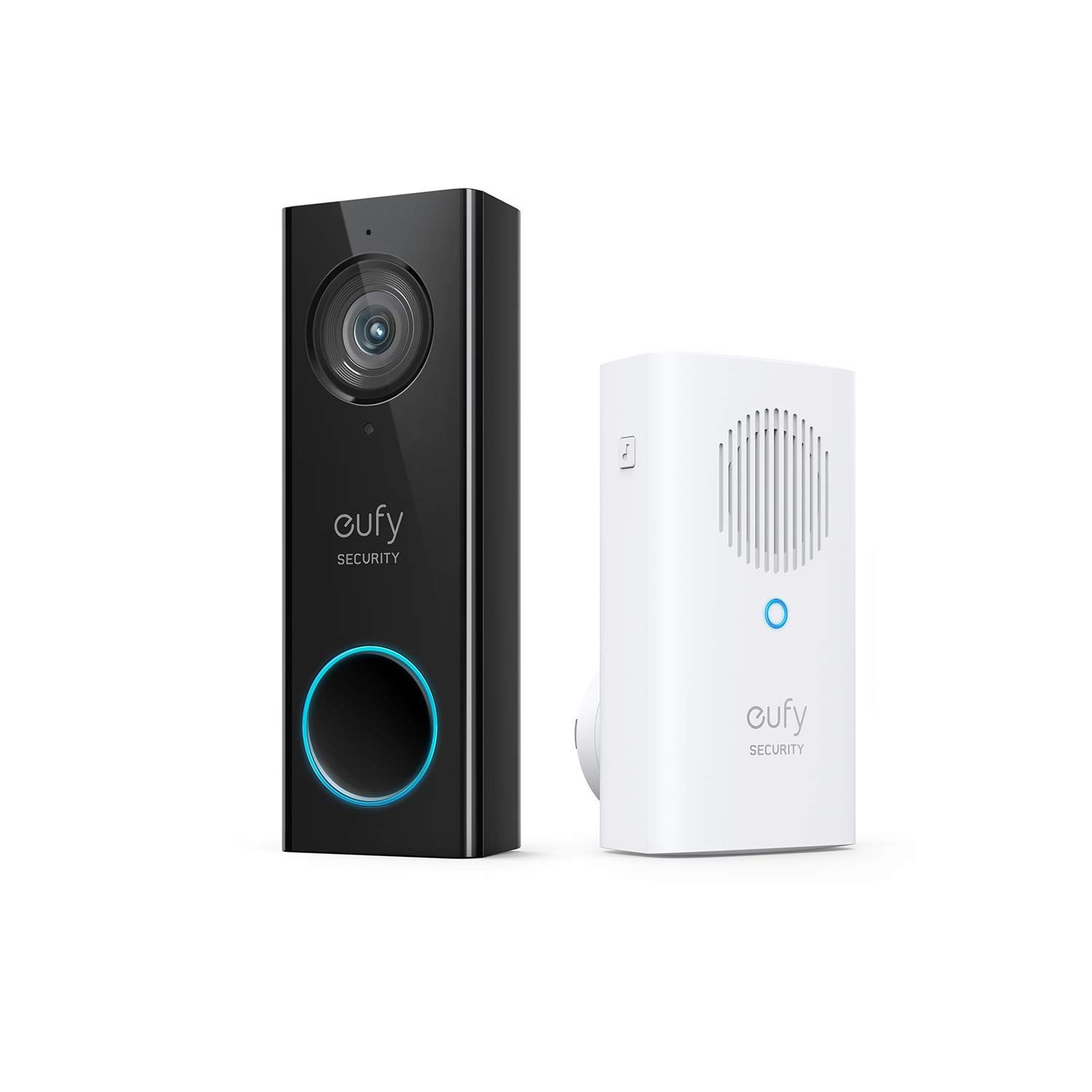  eufy security Security, Wi-Fi Video Doorbell, 2K Resolution, No Monthly Fees, Local Storage, Human Detection, with  Indoor Chime, Hardwiring Power and Requires Installation Experience, 16-24 VAC, 30...