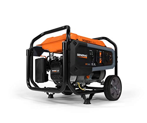 Generac 7677 GP3600 Portable Generator, Orange, Black