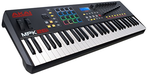 inMusic Brands Inc. Akai Professional MPK261 | 61-Key Semi-Weighted USB MIDI Keyboard Controller Including Core Control From The MPC Workstations