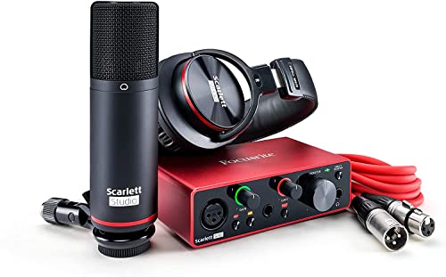 Focusrite Scarlett Solo Studio 3rd Gen USB Audio Interf...