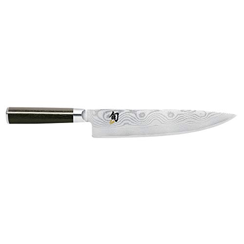 Kai Shun Classic 10? Chef?s Knife with Ebony PakkaWood Handle and VG-MAX Blade Steel; Longer than Traditional Chef?s Knife for Increased Leverage; Higher Efficiency for Personal or Commercial Kitchens