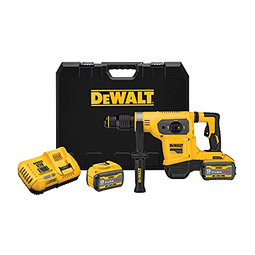 DEWALT FLEXVOLT 60V MAX Rotary Hammer/Drill Combination Kit, 1-9/16-Inch (DCH481X2)