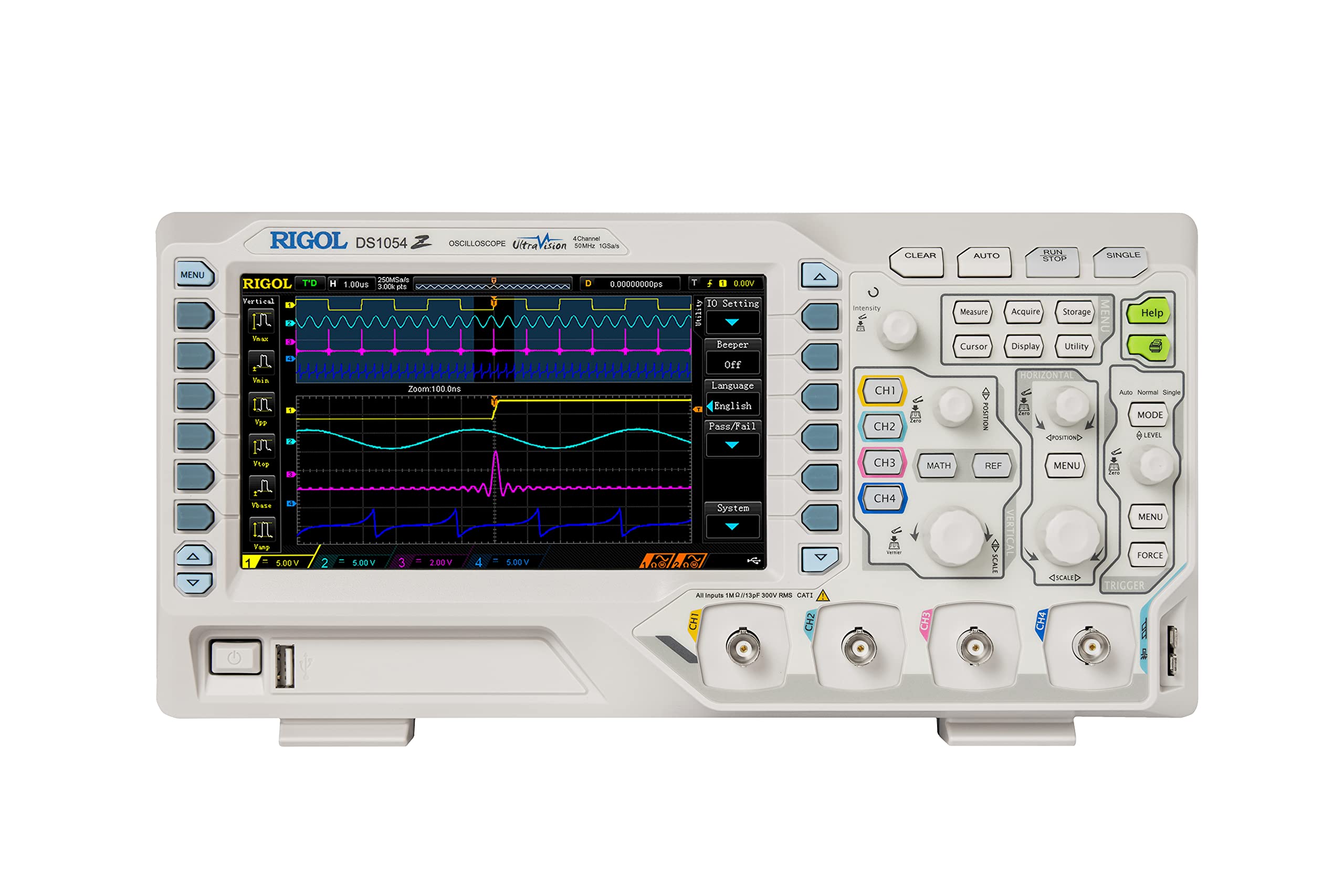 Rigol DS1054Z Digital Oscilloscope 50Mhz Bandwidth,4 Ch...