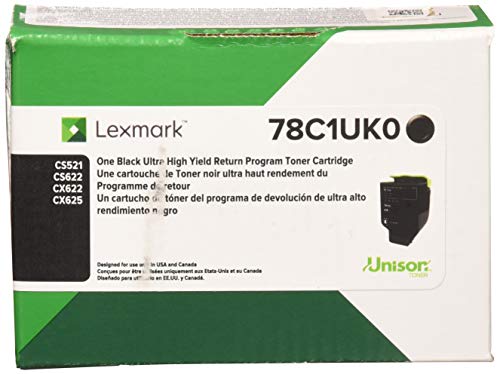 Lexmark 78C1UK0 Ultra High Yield Return Program Toner Cartridge