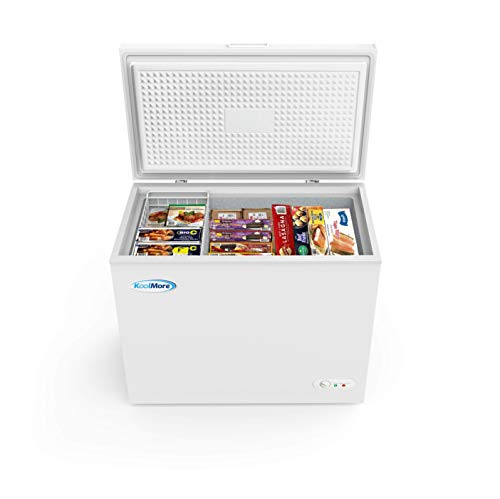 KoolMore Deep Chest Freezer Compact Food and Meat Storage, for Commercial and Home Use with ETL Certification