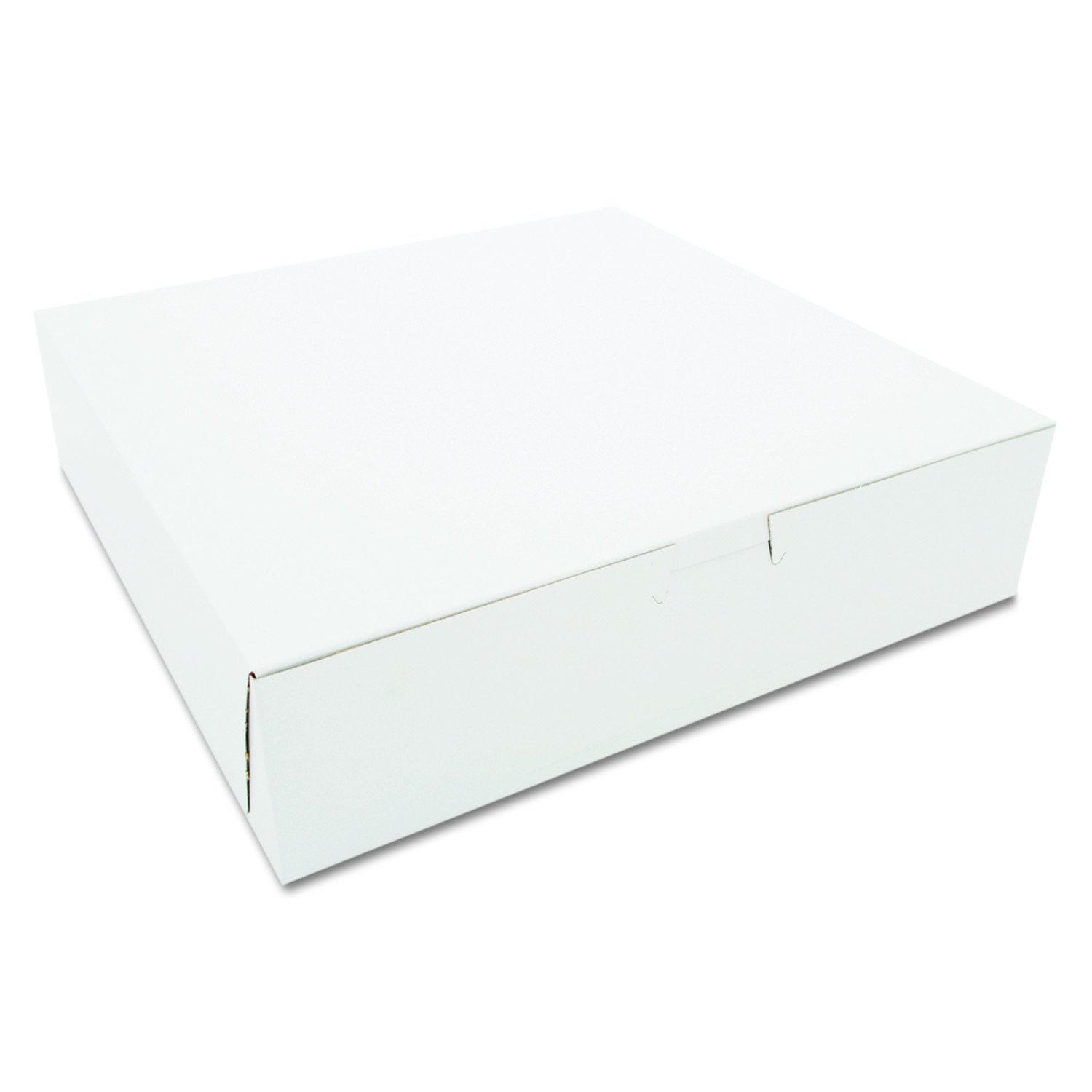 Southern Champion Tray 0969 Premium Clay Coated Kraft Paperboard White Non-Window Lock Corner Bakery Box, 10